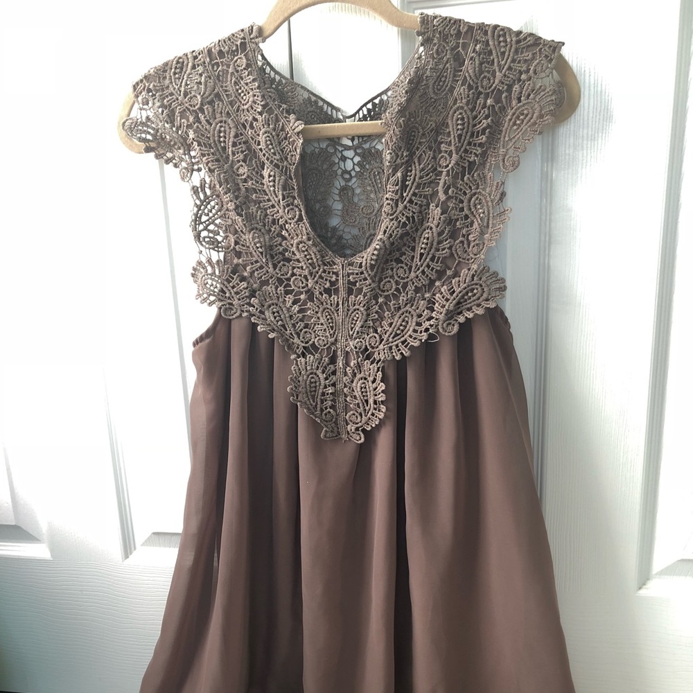 Worn Once Midi Chiffon Dress